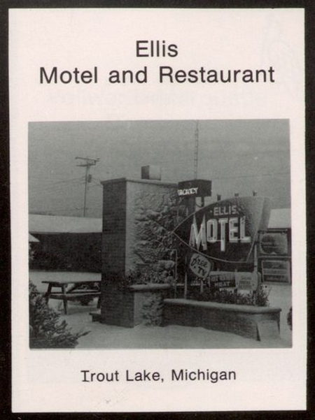 Ellis Motel & Restaurant - 1979 Yearbook Ad (newer photo)